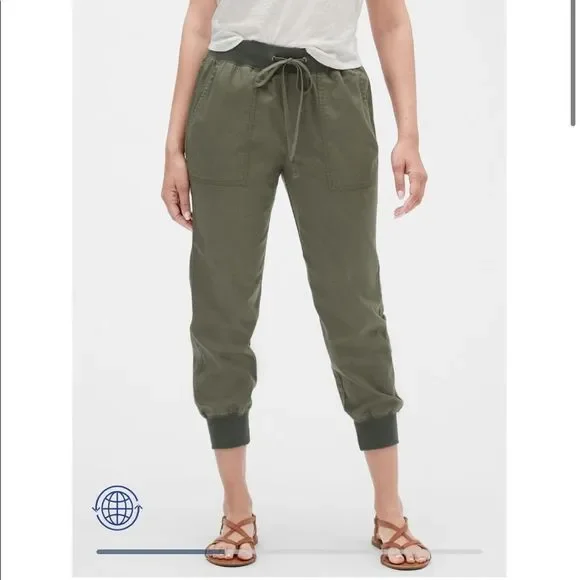 Gap drawstring 2025 joggers in twill
